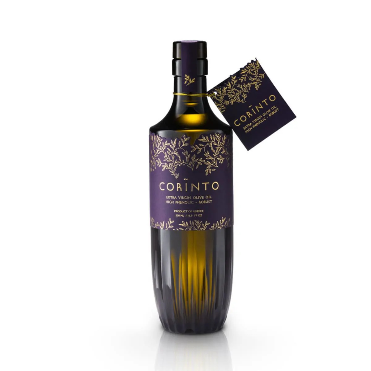 CORINTO Peloponés - 800+ polyfenolů Extra panenský olivový olej (MANAKI) 0,3 500 ml – sklo
